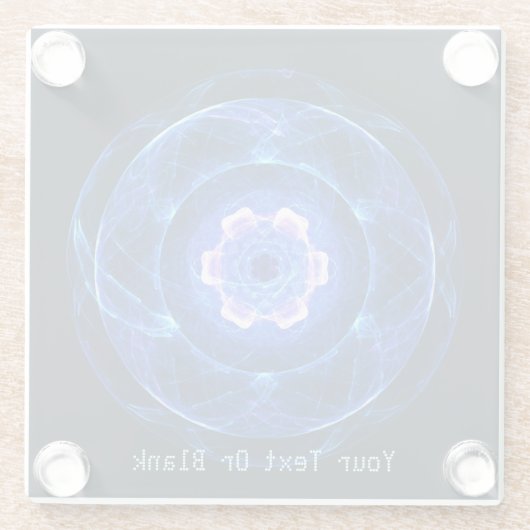 Cherenkov-Strahlung Glasuntersetzer (Rückseite)