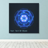 Cherenkov-Strahlung Leinwanddruck (Insitu (Holzboden))