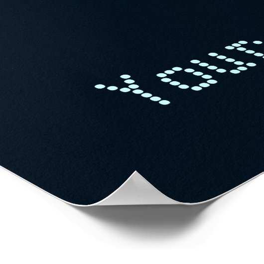 Cherenkov-Strahlung Poster (Ecke)