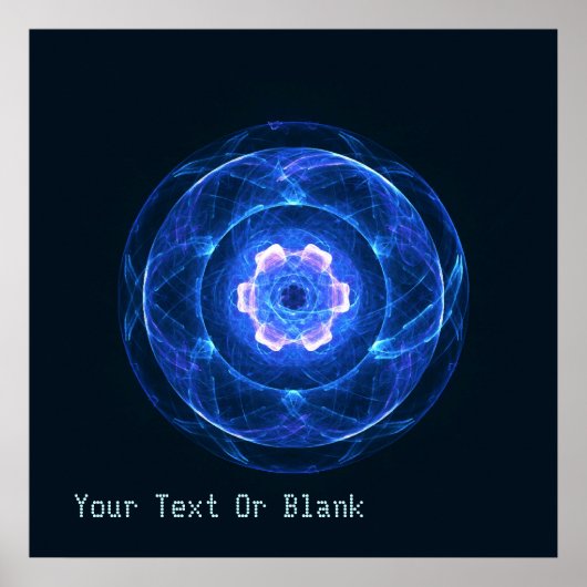 Cherenkov-Strahlung Poster (Vorne)