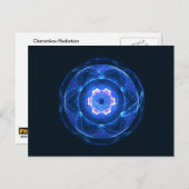 Cherenkov-Strahlung Postkarte (Vorne/Hinten)