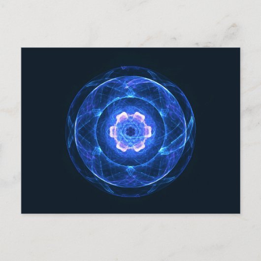 Cherenkov-Strahlung Postkarte (Vorderseite)