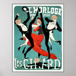 Cheret Art Nouveau Poster: Les Girard: Tanz Poster