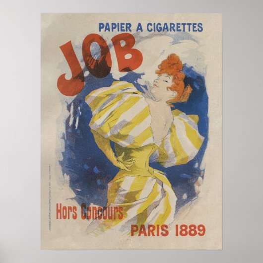 Cheret Jules, Papier a Cigarettes job, 1895 Poster (Vorne)