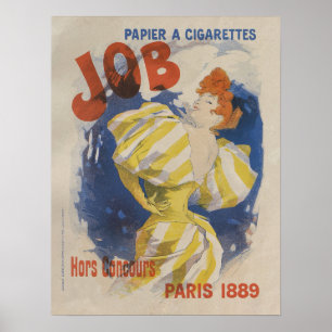 Cheret Jules, Papier ein Zigaretten-Job, 1895 Poster