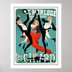 Cheret Kunst Nouveau Plakat:  Les Girard: Tanz Poster