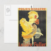 Cheret Poster Art Postkarte (Vorne/Hinten)