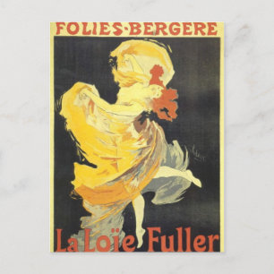 Cheret Poster Art Postkarte