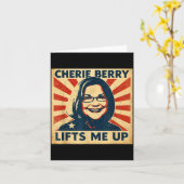Cherie Berry Lifts Me Up Propaganda Ster Nc Funny Karte (Gelbe Blume)