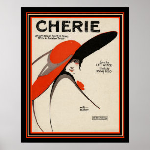 "Cherie" Deko Foxtrot Sheet Music Print 16 x 20