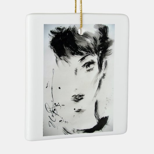 Cherie Keramikornament (Rechts)