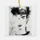 Cherie Keramikornament (Vorderseite)