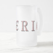 Cherie Mattglas Bierglas (VorderseiteRechts)