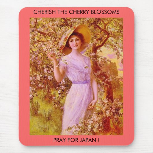 CHERISCH DER CHERRY-BLUMEN MOUSEPAD (Vorne)