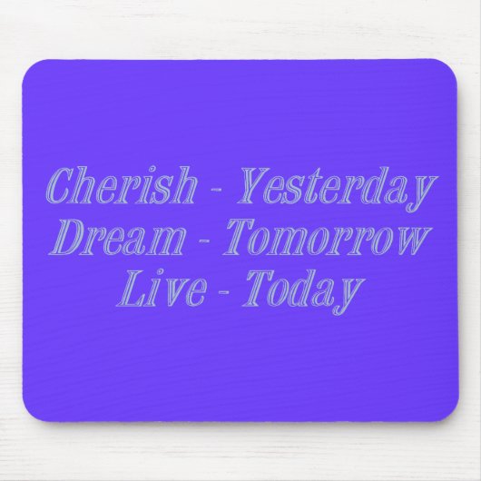 Cherish blue mousepad (Vorne)