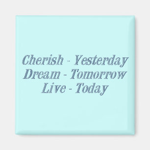 Cherish dunkelblau magnet