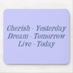 Cherish dunkelblau mousepad