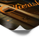 Cherish Every Moment, Póster Inspirador para Niños Poster (Ecke)