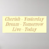 Cherish gelb poster (Vorne)