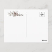 Cherish gestern, Dream Tomorrow Live Today Post Postkarte (Rückseite)