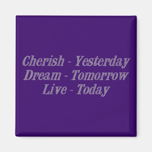 Cherish grau magnet (Vorne)