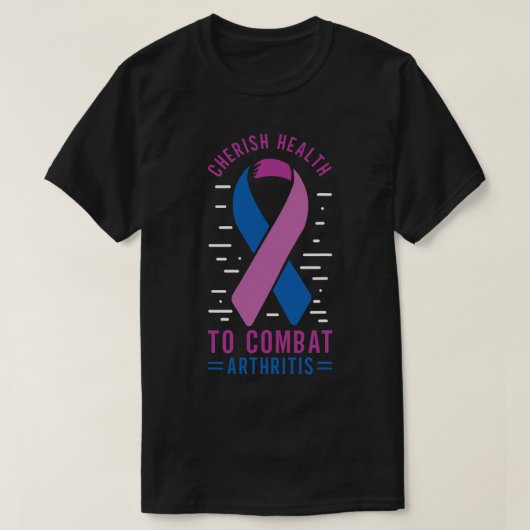 Cherish Health to fight Rheumatoid Arthritis Awar T-Shirt (Design vorne)