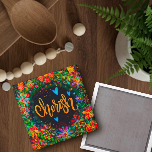 Cherish Hübsch floral Trendy Inspiration Spaß Magnet