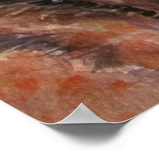 Cherish ist das Wort Poster (Ecke)