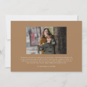 Cherish Jeden Augenblick Script Foto Frohe Weihnac Karte (Rückseite)