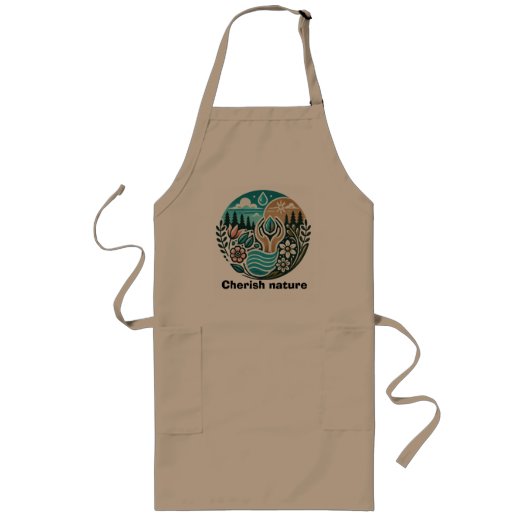 Cherish nature apron lange schürze (Vorne)