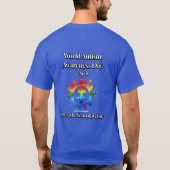 Cherish Neurodiversity. Welttag des Bewusstseins f T-Shirt (Rückseite)