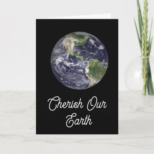 Cherish Our Earth: Leere Karte (Vorderseite)