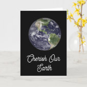 Cherish Our Earth: Leere Karte (Gelbe Blume)