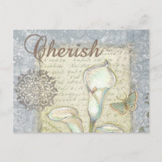 Cherish Postkarte (Vorderseite)