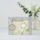 Cherish Postkarte (Stehend Vorderseite)