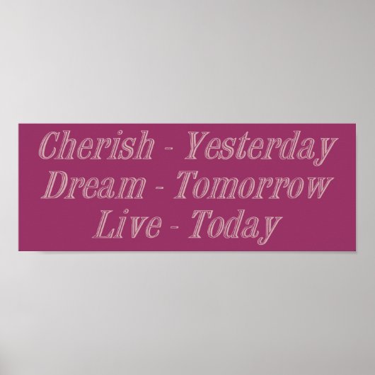 Cherish roink poster (Vorne)