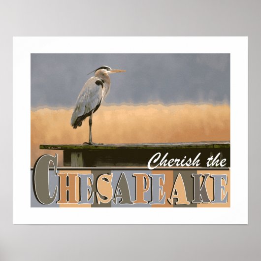 Cherish the Chesapeake Poster (Vorne)