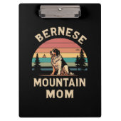 Cherish your Liebe: Bernese Mountain Dog Mama Klemmbrett (Vorderseite)