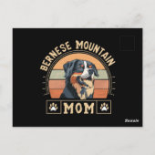 Cherish your Liebe: Bernese Mountain Dog Mama Postkarte (Rückseite)