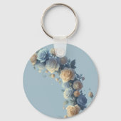 Cherished Memory Sleeping baby boy Schlüsselanhänger (Rückseite)