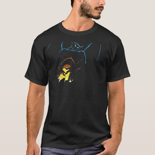 Chernabog Night on Bald Mountain Negative Space T-Shirt (Vorderseite)