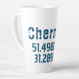 Chernihiv Ukraine Latitude & Longitude beunruhigt Milchtasse