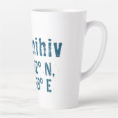 Chernihiv Ukraine Latitude & Longitude beunruhigt Milchtasse (Rechts)