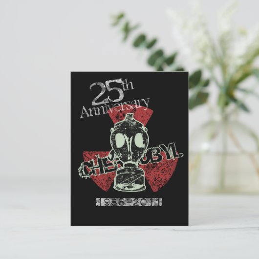 CHERNOBYL POSTKARTE (Stehend Vorderseite)