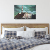 Chernobyl Power Pflanze Leinwand (Insitu (Schlafzimmer))