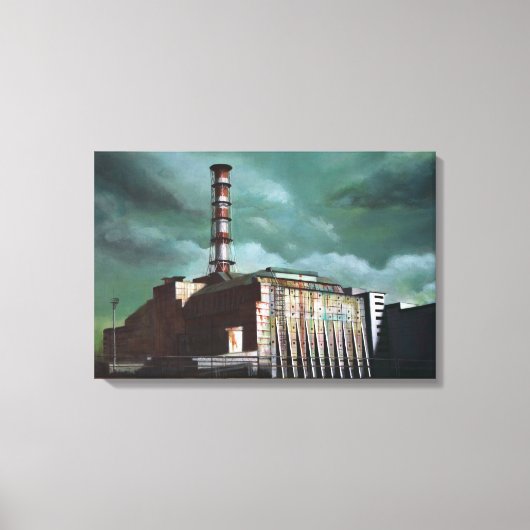 Chernobyl Power Pflanze Leinwand (Vorderseite)