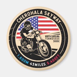 Cherohala Skyway National Landschaftlich Byways Mo Magnet