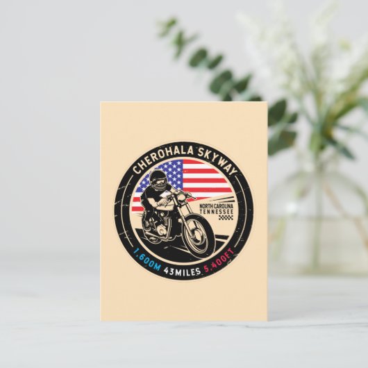 Cherohala Skyway National Landschaftlich Byways Mo Postkarte (Stehend Vorderseite)