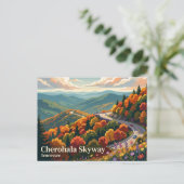 Cherohala Skyway USA Postkarte (Stehend Vorderseite)