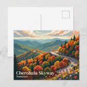 Cherohala Skyway USA Postkarte (Vorne/Hinten)